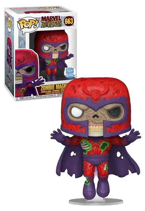 Funko Pop Marvel Zombies 663 Zombie Magneto Funko Shop Limited Edition New Mint Condition