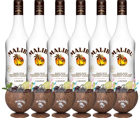 Malibu Original Bundle Mit 6x 1 0 Liter Und 21 Vol