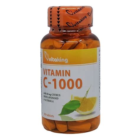 2990 Ft Vitaking Vitamin C 1000 csipkebogyóval tabletta 100db