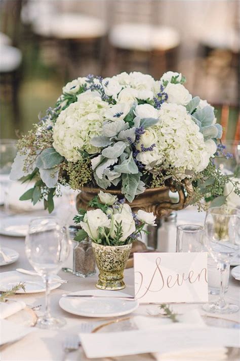 Blue Hydrangea Wedding Centerpieces 37 Unconventional But Totally