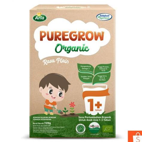 jual puregrow organic rasa plain gr shopee indonesia