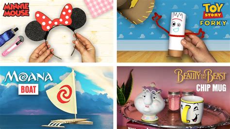 4 Magical Disney Crafts DIY Labs YouTube