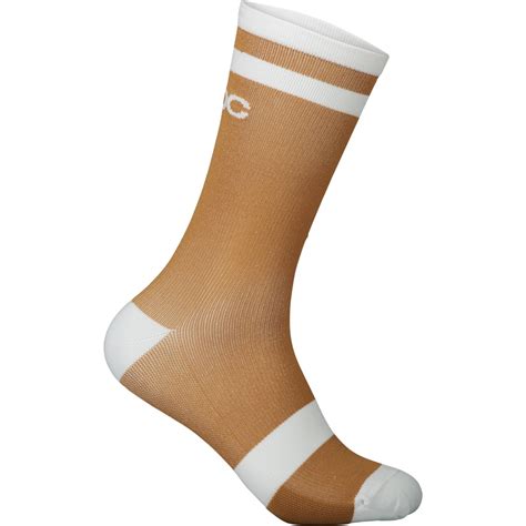 POC Lure MTB Socken Lang 1818 Aragonite Brown Hydrogen White BIKE24