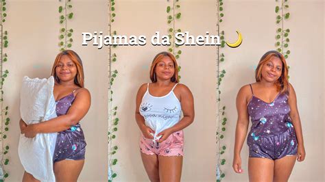 Comprei Vários Pijamas Da Shein 🖤 Youtube