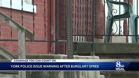 York Neighborhood Hit With String Of Burglaries Youtube