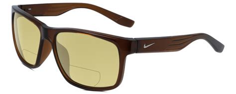 Nike Cruiser Ev0834 220 Unisex Polarized Bifocal Sunglass In Brown Crystal 59 Mm Speert