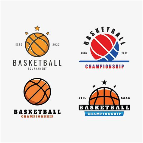 Basketball Logo Template Vector Illustration 23912849 Vector Art at ...