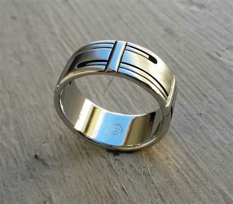 Cask Handmade Stainless Steel Rings Not Casted Hypoallergenic Mens