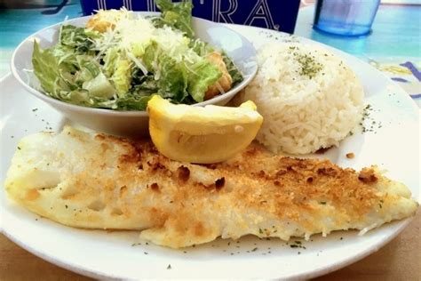 Photo: Baked Haddock from Barefoot Bob's Beach Grill, Hull, MA | Boston ...