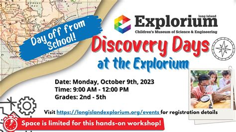 Discovery Days At The Long Island Explorium Interactive Workshops