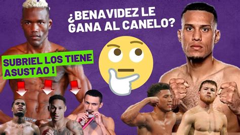 Increíble David Benavidez le gana al Canelo Alvarez Subriel Matias el