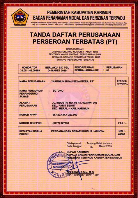 Apa Itu Tanda Daftar Perusahaan Pentingkah Perannya