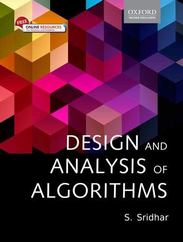 Design And Analysis Of Algorithms E S Sridhar