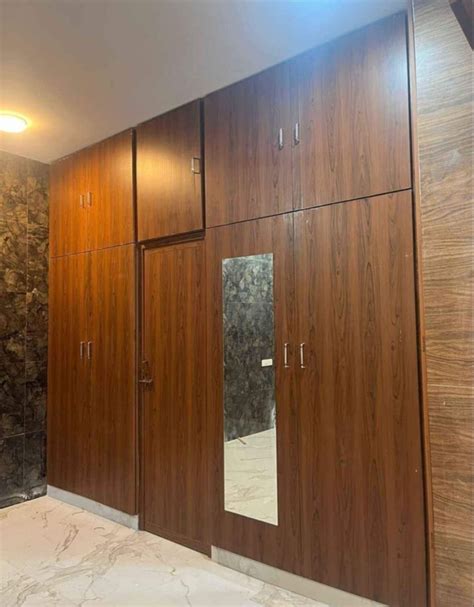 Brown Wooden Bedroom Wardrobe With Locker At Rs Sq Ft In Chennai