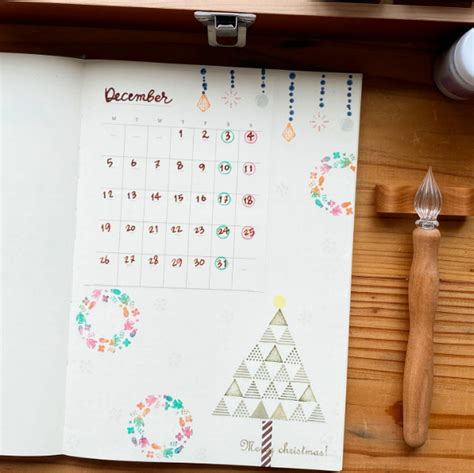 The Best December Monthly Spread Ideas - Bullet Planner Ideas