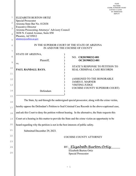 2023-12-29 State's Response to Petition to Seal Criminal Case Records