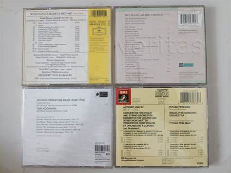 Assorted Classical Cds Mozart Vivaldi Bach [bo5] Hobbies And Toys