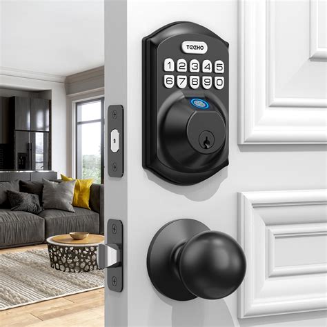 TEEHO Fingerprint Keyless Entry Keypad Electronic Smart Deadbolt Door