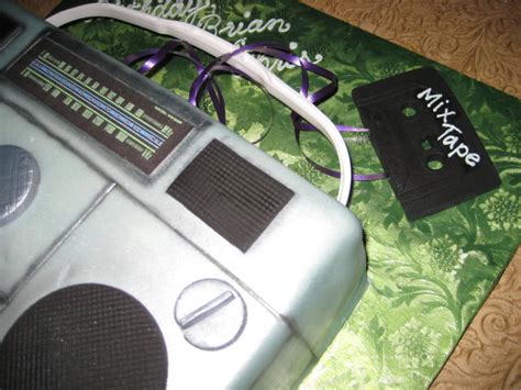 Fondant Sugar Paste Cassette Tape Boombox Cake Choux Designer Cakes And Pastries Flickr