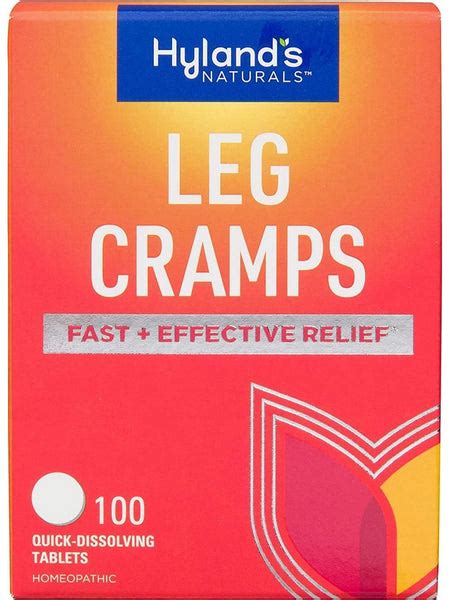 Hylands Leg Cramps 100 Quick Dissolving Tablets Herbs Direct