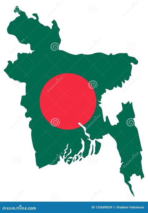 Bangladesh Flag and Map - Republic of Bangladesh is a Country in South ...