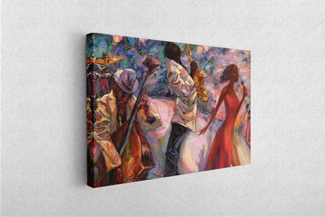 Singer African Jazz Art Canvas,jazz Club Painting Poster,jazz Poster ...