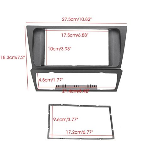 Din Radio Fascia Car Double Din Radio Audio Panel Mount Dash Frame