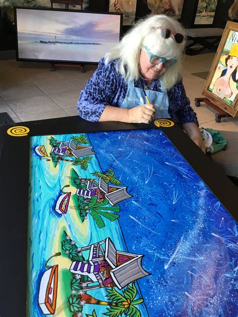 Local Artist Pam Hobbs Art On Duval Key West