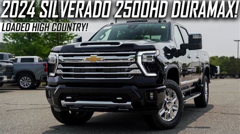 New 2024 Silverado 2500hd High Country 66l Duramax Diesel Youtube