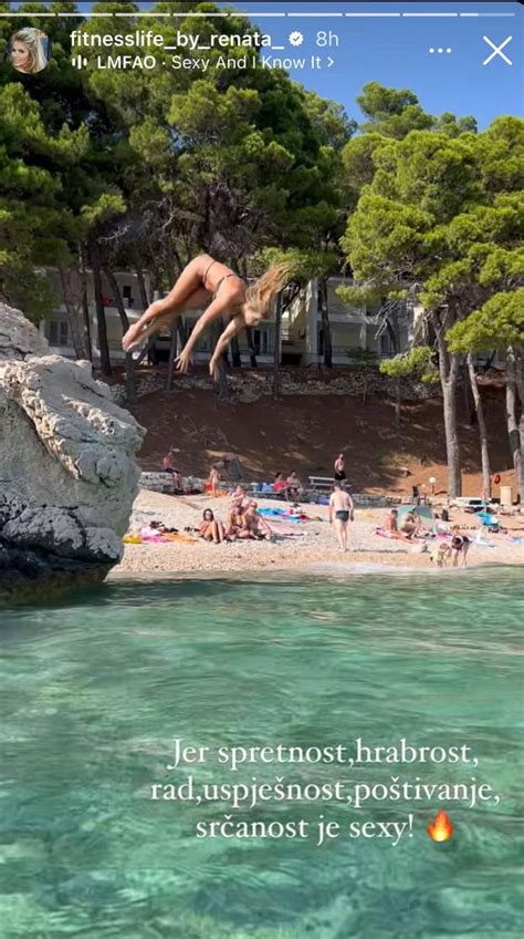 Spretna Mama Hajdukovca Renata Lovrin Evi Buljan U Bikiniju Se