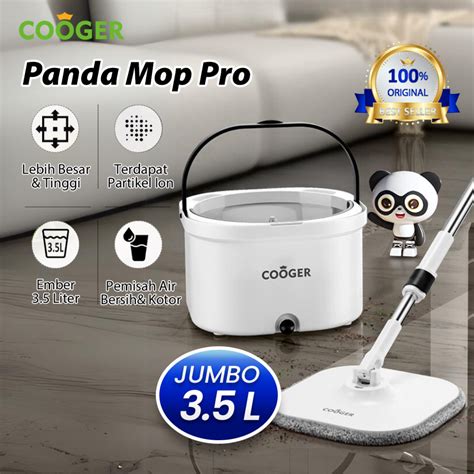 Jual Cooger Alat Pel Lantai Panda Pro Single Bucket Spin Panda Mop Pro