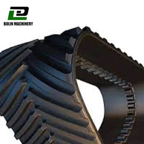 Heavy Duty Friction Type Positive Type Rubber Track For John Deere