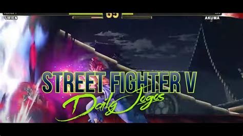 Street Fighter V Urien Vs Akuma Dailyjogos Youtube