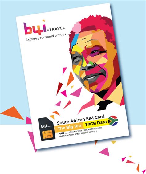 The Big Ten South African Travel Sim Card B I Travel