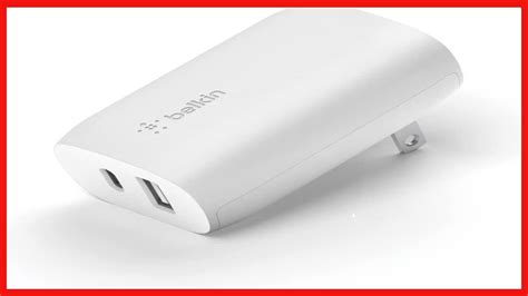 Belkin W Usb Type C Pps Pd Dual Port Wall Phone Charger Power