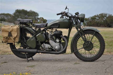 1942 Bsa Wm20 Wwii British Military Motorcycle