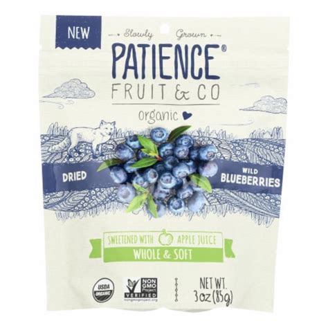 Patience Fruit Co Organic Dried Wild Blueberries Ct Oz Kroger