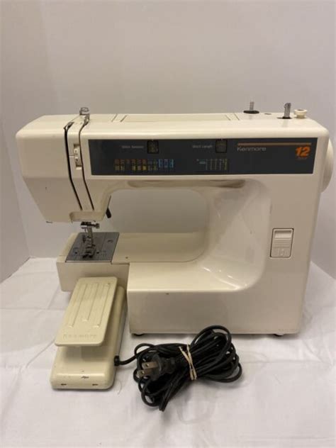 Kenmore 12 Stitch Sewing Machine Model 3851278180 With Pedal Ebay