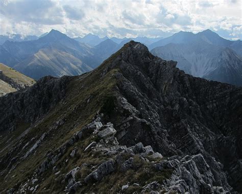 Blick Vom Nordgipfel Zum Hauptgipfel Fotos Hikr Org