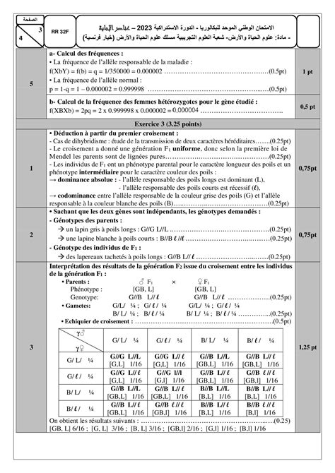 Examen National SVT 2ème BAC SVT 2023 Rattrapage Corrigé AlloSchool