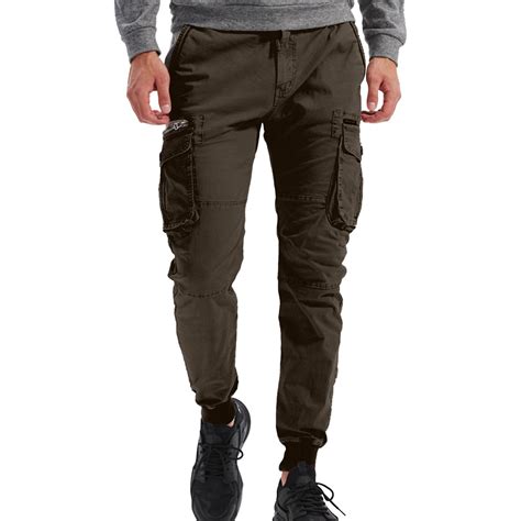 Yinechencer Men S Wild Cargo Pants On Lightweight Male Slack Track Male Casual Walking Trendy