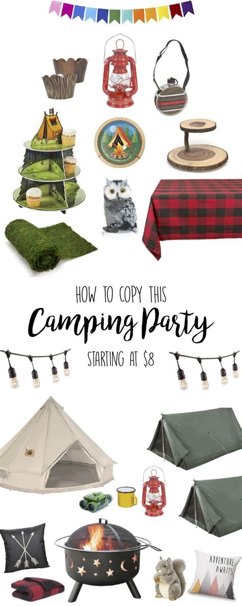 Camping Party Birthday Party Theme Ideas Camping Geburtstagsparty