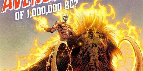 Ghost Rider Of 1000000 Bc Origin Story In Avengers 7 Cbr