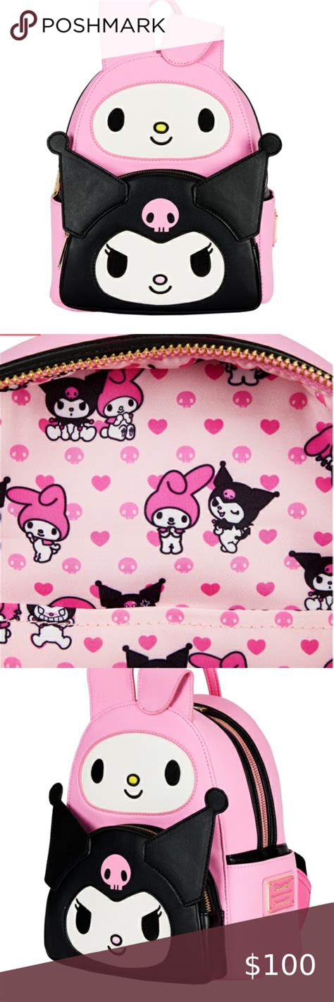 Sanrio My Melody And Kuromi Loungefly Mini Backpack Loungefly Mini Backpack Sanrio Melody