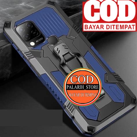 CASE ARMOR KICKSTANDING ROBOT COCOK UNTUK INFINIX HOT 10s Casing Armor