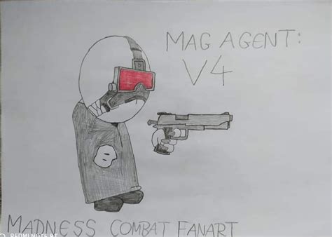 Madness Combat Mag Agent V4 Fanart By Djmarrin02 On Deviantart