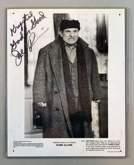 Joe Pesci Home Alone Signed Photograph - Matthew Bullock Auctioneers