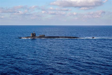 The Ohio Class Guided Missile Submarine Uss Florida Ssgn 728 Transits