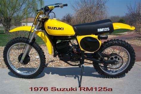 1976 Suzuki RM125A Suzuki Dirt Bikes Suzuki Bikes Motocross Bikes