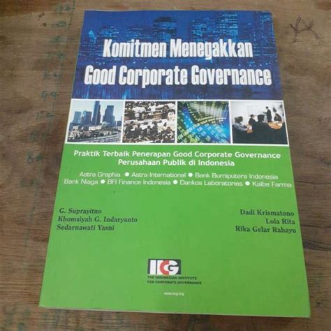 Jual Buku Komitmen Menegakkan Good Corporate Governance Di Seller